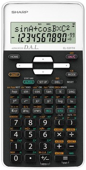 Sharp-EL-531THB-GR-Scientific-Calculator-White on sale