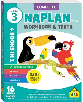 Schoolzone-Naplan-Style-Workbook-Tests-Year-3 on sale