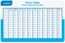 Studymate-Write-Wipe-Practise-Mat-Times-Tables on sale