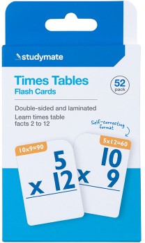 Studymate-52-Pack-Flashcards-Time-Table on sale