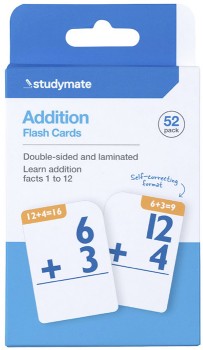 Studymate-52-Pack-Flashcards-Addition on sale