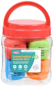 Kadink-8-Pack-Conversation-Activity-Dice-Jar on sale