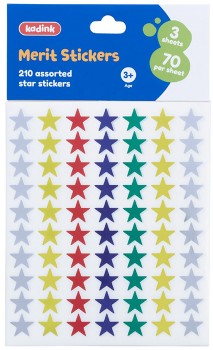 Kadink-210-Pack-Merit-Stickers-Stars on sale