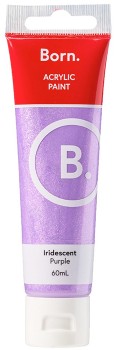 Born-Acrylic-Paint-60mL-Iridescent-Purple on sale