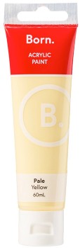 Born-Acrylic-Paint-60mL-Pastel-Yellow on sale