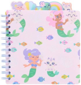 Studymate-Purrmaid-Notebook-with-Dividers on sale