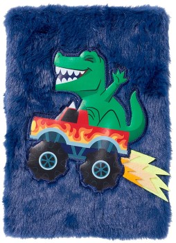 Studymate-Dino-A5-Fluffy-Notebook on sale