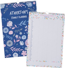 Personalised-Family-Planner on sale