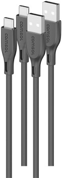 Comsol-Silicone-USB-A-to-USB-C-Cable-2-Pack on sale