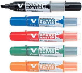 Pilot-V-Board-Master-Whiteboard-Markers-Chisel-Tip-Assorted-5-Pack on sale