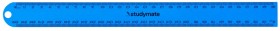 Studymate-Aluminium-30cm-Ruler-Blue on sale