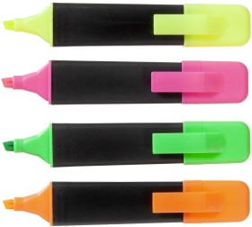 Keji-Highlighters-Chisel-Assorted-4-Pack on sale