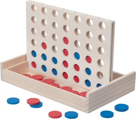 Studymate+Wooden+4-in-a-Row+Game