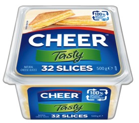 Cheer+Cheese+Slices+32+Pack+Selected+Varieties