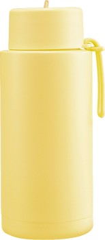 Purelo+1L+Stainless+Steel+Insulated+Bottle+-+Yellow