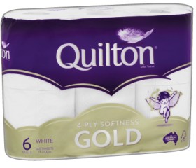 Quilton+Gold+Toilet+Tissue+4+Ply+6+Pack