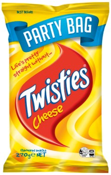 Twisties+Party+Bag+270g%2C+Cheetos+150%E2%80%91250g+or+Tasty+Toobs+150g+Selected+Varieties