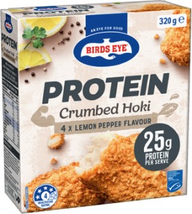 Birds+Eye+Protein+Crumbed+Hoki+320g+Selected+Varieties
