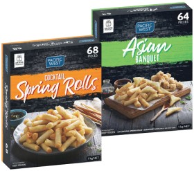 Pacific+West+Cocktail+Spring+Rolls%2C+Asian+Banquet+1kg+or+Japanese+Gyoza+700g