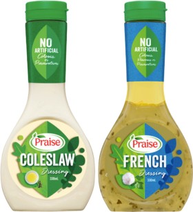 Praise+Dressing+330mL+Selected+Varieties