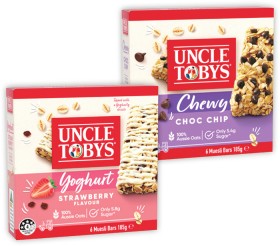 Uncle+Tobys+Muesli+Bars+5%E2%80%916+Pack+Selected+Varieties