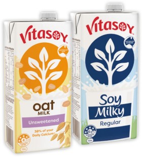 Vitasoy+Unsweetened+or+Milky+Long+Life+UHT+Milk+1+Litre+Selected+Varieties
