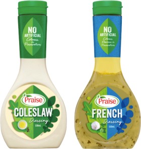 Praise+Dressing+330mL+Selected+Varieties
