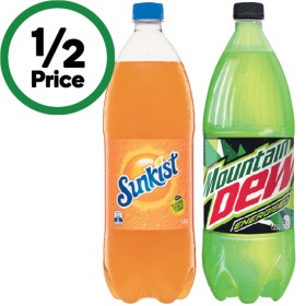 Pepsi%2C+Solo%2C+Sunkist+or+Mountain+Dew+Soft+Drink+Varieties+1.25+Litre