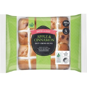 Woolworths+Indulgent+Apple+%26amp%3B+Cinnamon+Hot+Cross+Buns+Pk+4