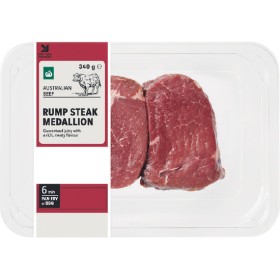 Australian-Beef-Rump-Steak-Medallions-340g on sale