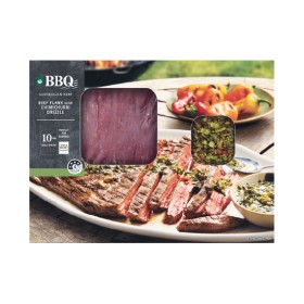 Woolworths+BBQ+Beef+Flank+with+Chimichurri+Drizzle