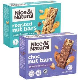 Nice-Natural-Nut-Bars-180-192g-Pk-6 on sale