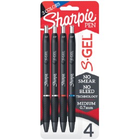 Sharpie+S-Gel+Pens+0.7mm+Pk+4