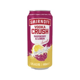 Smirnoff-Crush-Raspberry-Lemon-Cans-4x440mL on sale