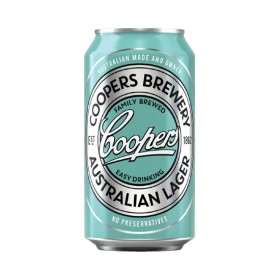 Coopers%E2%80%A8+Australian+Lager%E2%80%A8+Cans+24x375mL