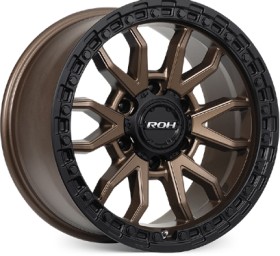 ROH+Wheels+Raid+-+17x9+Matte+Black+Bronze