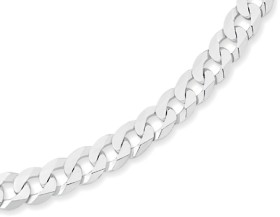 Sterling-Silver-55cm-Solid-Curb-Gents-Chain on sale