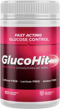 Glucohit+Glucose+Raspberry+50+Tablets