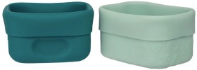 BBox-Silicone-Snack-Cups-2-Pack-Forest on sale