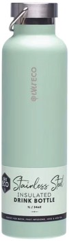 Ever-Eco-Insulated-Stainless-Steel-Bottle-Sage-1L on sale