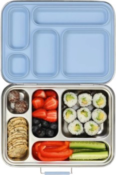 Ever-Eco-Stainless-Steel-5-Compartment-Bento-Lunch-Box-Cove-1pc on sale