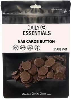 Daily+Essentials+NAS+Carob+Buttons+250g