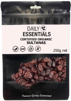 Daily+Essentials+Organic+Sultanas+250g