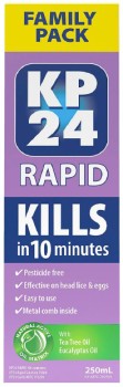 KP24-Rapid-10-Minute-Head-Lice-Solution-250ml-with-Comb on sale