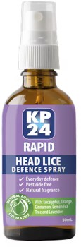 KP24+Rapid+Head+Lice+Defence+Spray+50ml