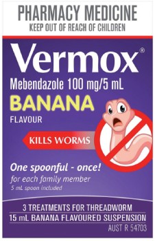 Vermox-Worming-Treatment-Suspension-Banana-Flavour-15ml on sale