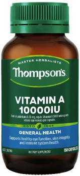 Thompsons-Vitamin-A-10000iu-150-Capsules on sale