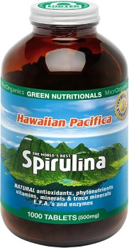 Green-Nutritionals-Hawaiian-Pacifica-Spirulina-1000-Tablets on sale