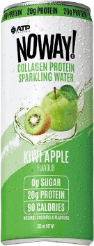 ATP-Science-Noway-Collagen-Protein-Water-Sparkling-Water-Kiwi-Apple-355ml on sale