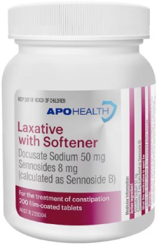 Apohealth-Laxative-with-Softener-200-Tablets on sale